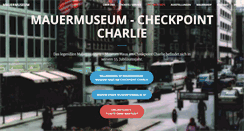 Desktop Screenshot of mauer-museum.com
